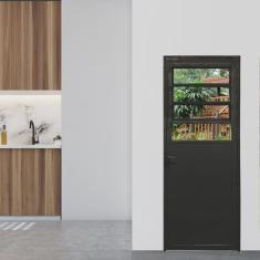 Porta Basculante Lambril Linha Veneza 210x80 Lado Direito