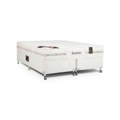 Cama Box + Colchão Castor Queen Kingdom Aloe Vera Double Face Pocket 158x198x59cm