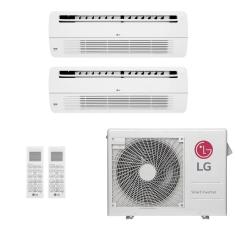 Ar-Condicionado Multi Split Inverter LG 36.000 (2x Evap Cassete 1 Via 18.000) Quente/Frio 220V