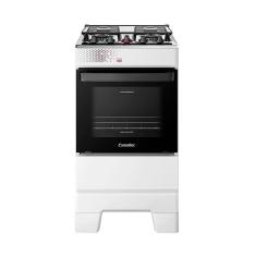 Fogão de Mesa Esmaltec 4 Bocas T4IAB Ideal Top - 4122 Acendimento Automático, Branco, Bivolt