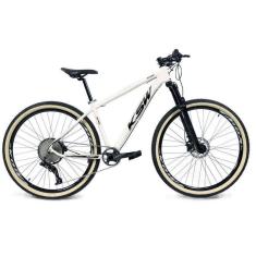  Bicicleta Aro 29 Ksw Xlt 12v Garfo com Trava K7 11/50 Freios Hidráulicos Kit 1x12 - Branco