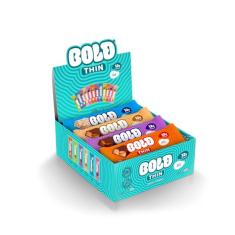 Barra de Proteína BOLD Snacks Thin Mista (12g de Proteína) - Caixa com 12 unidades