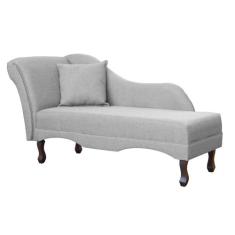 Divã Recamier Namoradeira Olívia Lado Direito Linho Cores - DS Estofad