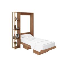 Cama Multifuncional Juvenil Solteiro Articulada Dobrável CM8013 Amêndo