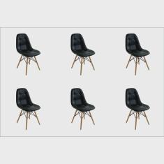 Conjunto 6 Cadeiras Botone Eiffel