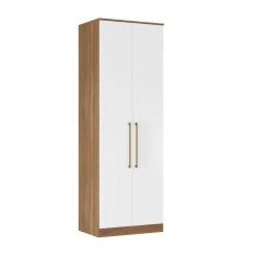 Módulo Guarda-roupa 2 Portas 3 Gavetas Com Maleiro Irlanda Amendola/branco
