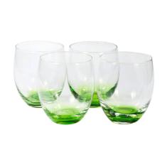 Jogo de 4 copos de vidro Ball  450ml 