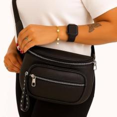 Bolsa Feminina Ombro Transversal Pochete material sintético Pequena co