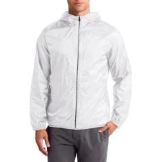 Jaqueta Corta Vento Impermeável Masculino Leve e Confortável Estilo Casual Liso-Masculino