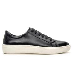 Tênis Masculino Casual em Couro Legítimo Sapatênis Esporte Fino-Masculino