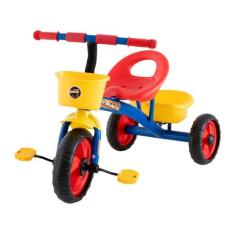 Triciclo Infantil de Pedal Kid Track TK3 Track, Vermelho, Azul