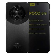 Smartphone Xiaomi Poco C75 256GB 8GB RAM Dual SIM Tela 6.74" (Black) P