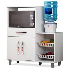 Armário Multiuso Irlanda Fruteira 2 Portas Lumil Branco