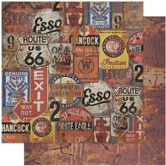 Papel Scrapbook Litoarte 30,5X30,5 Sd-1111 Rústico Placas