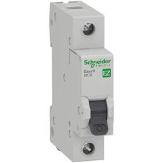 Disjuntor Easy9 1P 25A Curva C 3000A Ez9F33125, Schneider Electric