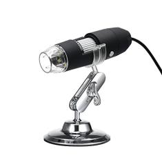 Gecheer Zoom Digital Microscópio Lupa com Função OTG 8-LED Lupa Lupa 1000X Ampliação com Suporte