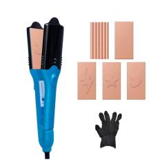 Prancha Alisadora Ceramica Impressao 3D Cabelo Penteado Desenho Coraçao Estrela Modeladora