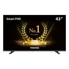 Smart Tv 43 Polegadas Fhd Vidaa Tb017m Toshiba Preto Bivolt