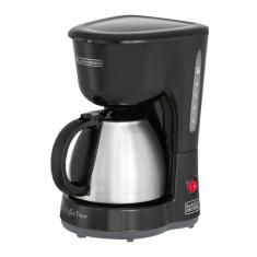 Cafeteira Elétrica Black+Decker CM15 15 Cafés Jarra em Inox Preto 110V
