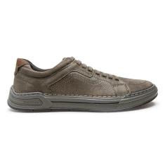 Sapatênis De Couro Democrata Masculino Denim Volp 151301