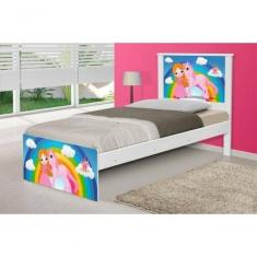 Cama Juvenil Barcelona Princesa E Unicórnio