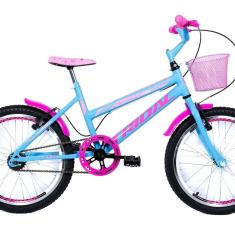 Bicicleta Aro 20 Feminina Infantil Quadro Mtb Azul
