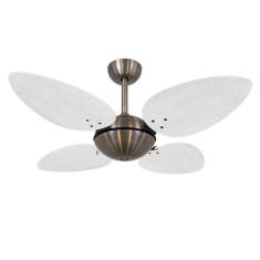 Ventilador De Teto Volare Bronze Office Palmae 4 Pás 220V