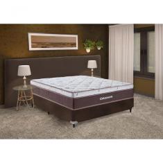 Cama Box E Colchão Sleep King – Casal (138x188) - Ortobom