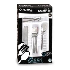 Jogo De Talheres Aço Inox 25 Peças Oriente - Original Line