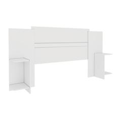 Cabeceira para Box Casal/Queen Extensível Arizona Tcil Móveis Branco