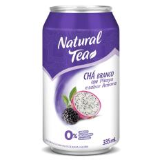 Chá Branco Pitaya E Amora Natural Tea Lata 335Ml 