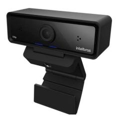 Webcam Intelbras Video Conferencia Usb Cam-720P - 4290720 Preto Bivolt
