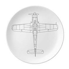 Prato estrutural de linha aeronáutica decorativo de porcelana salver louças de jantar