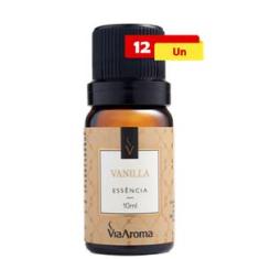 Essência Vanilla 12 X 10ml - Via Aroma	