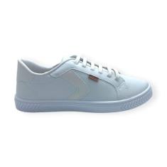 Tenis Feminino Anacapri Casual Cadarço Elastico Branco-Feminino