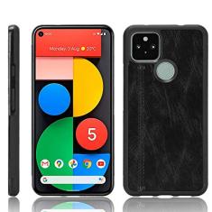 Capa adequada para Google Pixel 4A 5G, capa de celular estilo couro, proteção robusta 360° protege seu telefone, capa de cor retrô para Google Pixel 4A 5G