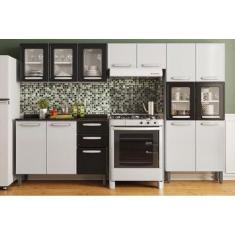 Cozinha Modulada Bertolini Evidence 4 Peças (2 Armários + 1 Balcão + 1