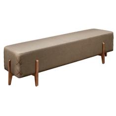 Recamier Eros Luxo Madeira Maciça Castellar Móbile, Linho Cappuccino