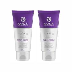 2 Protetor Solar Facial FPS75 Dahuer 60g - Anasol