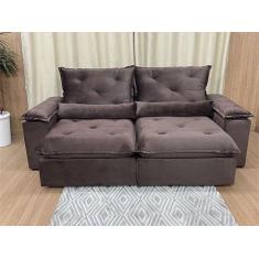 Sofá Retrátil e Reclinável Confortável com 1,60m de Largura e Abertura