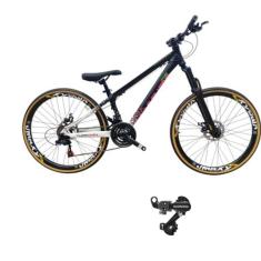 Bicicleta Tuff 44 Vikngx Cambio Shimano Traseiro Aro 26 Aluminio 21V U