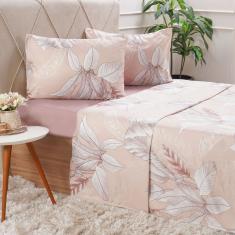 Jogo de Cama Queen Cotton Touch 4 Peças 158x198x35cm