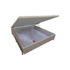 Cama Box Baú Casal Linho Clean (138x188x35) - Castor
