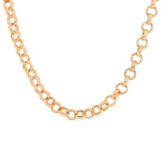 Pulseira Elo Português Folheado A Ouro - De Carvalho Jóias