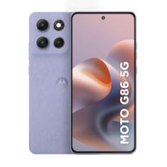 Smartphone Motorola Moto G86 5G Tela 6,7” 1.5K pOLED 512GB Câmera Sony 50MP Lilás