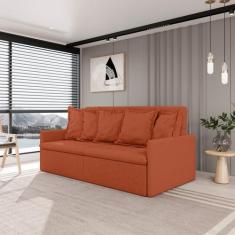 Sofá Retrátil e Reclinável 4 Lugares 240cm Dália CabeCasa MadeiraOrigi