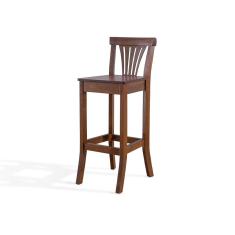 Banqueta Alta Madeira Maciça Pontes Madeira Imbuia - Gran Belo