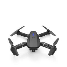 Drone E88 Pro Dobravel  Drone 4k Hd Dual Camera Quadcopter Controle Remoto Aeronave  Com 3 Baterrias