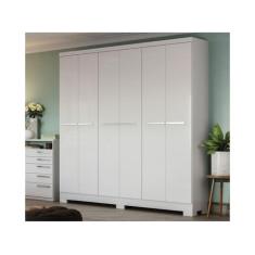 Guarda Roupa Casal E530 6 Portas 2 Gavetas Kappesberg, Branco