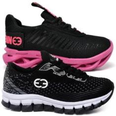 Tênis Infantil Feminino Esportivo Modelos Diferentes - Kit 2 Pares-Feminino